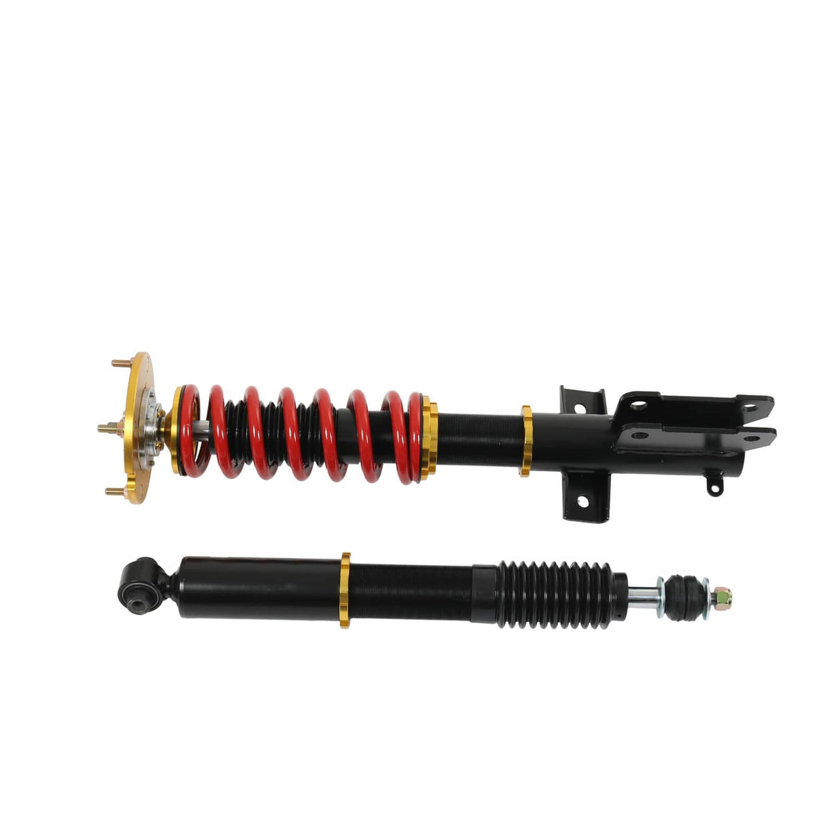 Solidspare 4X Front & Rear Coilovers Struts Absorber Adj. Height For 2005-2014 Ford Mustang