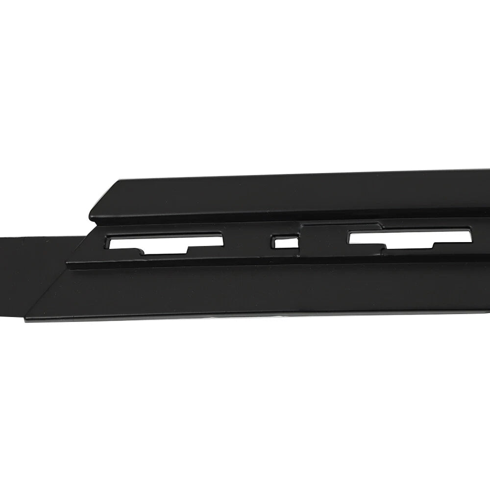 Headlight Trim Bezel Cover For Chevy Silverado 1500 2016-2018 Black LH+RH Pair