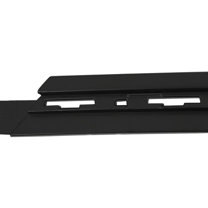 Headlight Trim Bezel Cover For Chevy Silverado 1500 2016-2018 Black LH+RH Pair