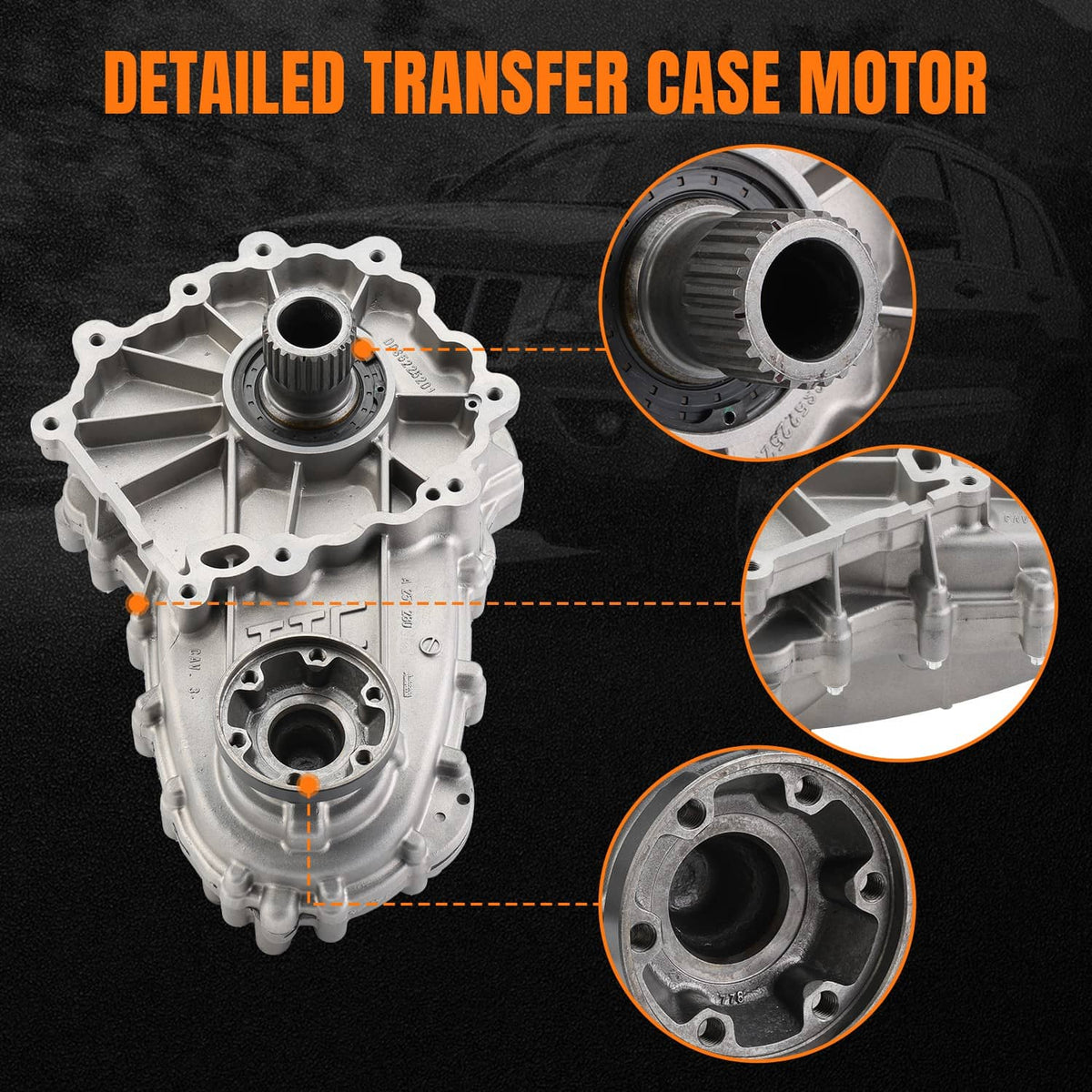 Solidspare Transfer Case For 2011-2013 Dodge Jeep Grand Cherokee Durango 3.6L Single Speed