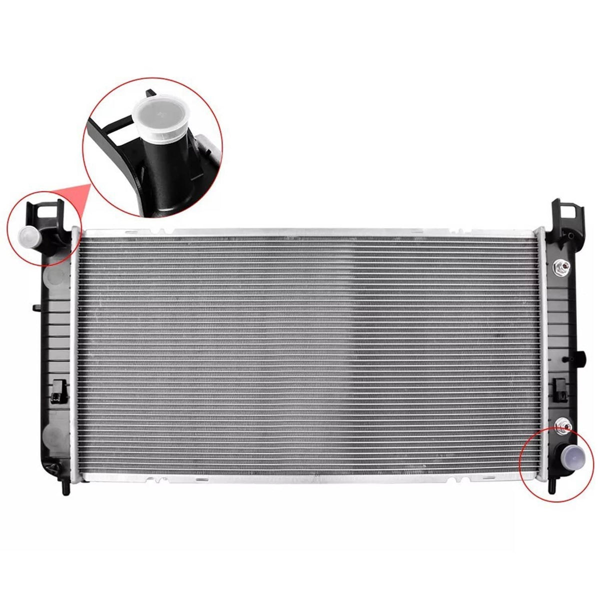 Solidspare 34'' Radiator for Chevy Silverado Suburban Tahoe GMC Sierra 1500 Yukon 15841571