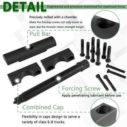 Solidspare 10803 Heavy Duty Yoke Puller Semi Truck Yoke Remover Tool Kit for Spicer Meritor