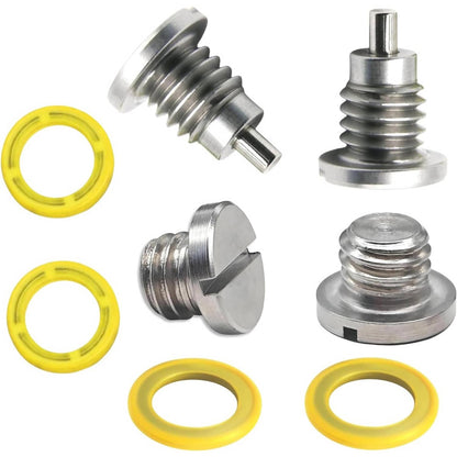 Solid Spare Gearbox Drain & Fill Screw Kit Fits Mercury MerCruiser 10-79953Q04 22-8M0058389