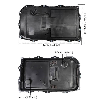 Solidspare For 8 Speed BMW Automatic Transmission Oil Pan & Filter & Gasket & Bolt Kit New