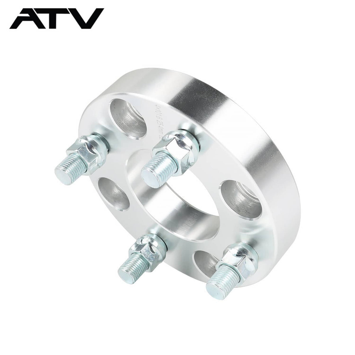 Solidspare 1" Wheel Spacers 4x4 4x101.6mm 1/2"x20 Studs For Golf Cart  GO Club Car ×2