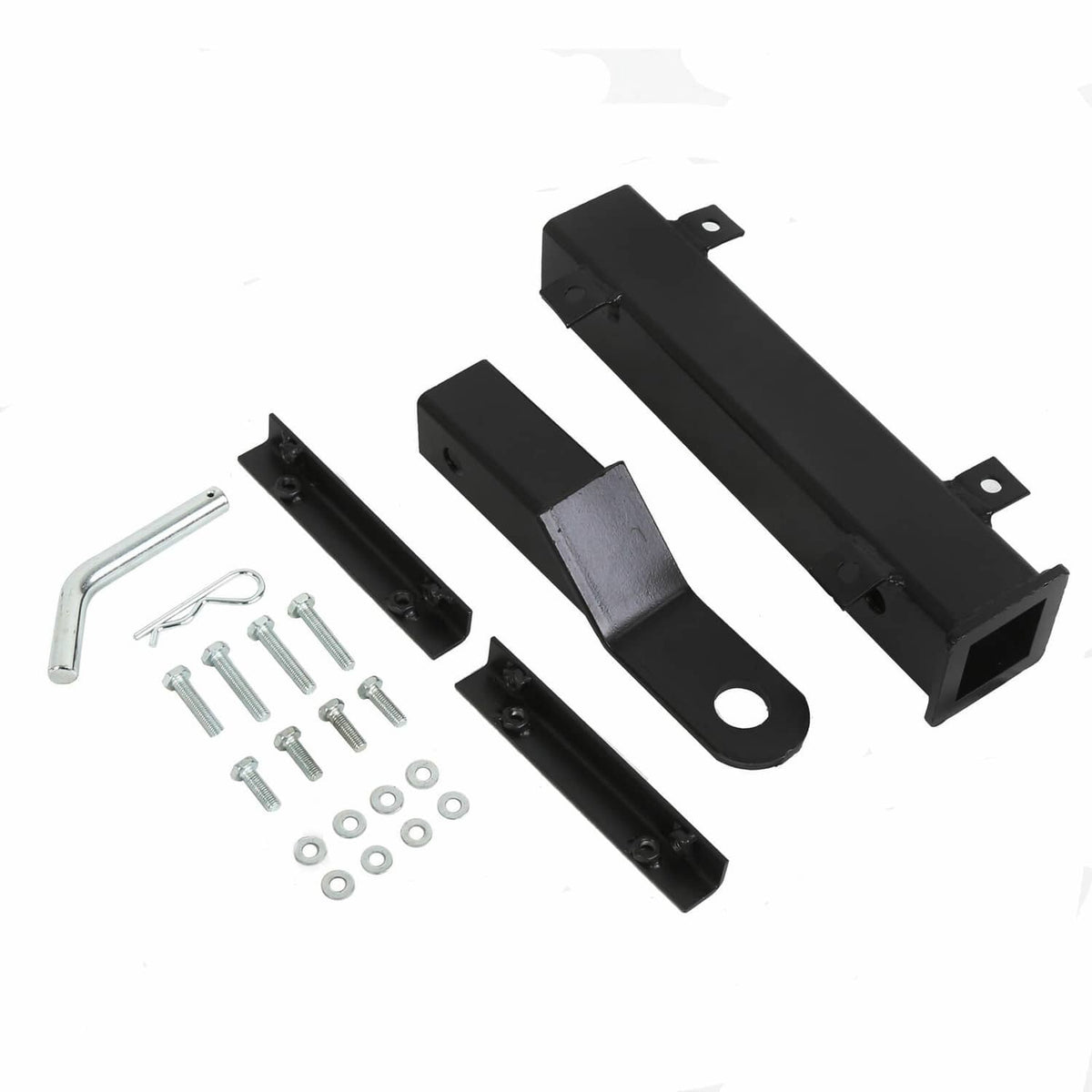 Solidspare Golf Cart Rear Seat Safety Grab Bar Back Footrest Trailer Hitch For EZGO Yamaha