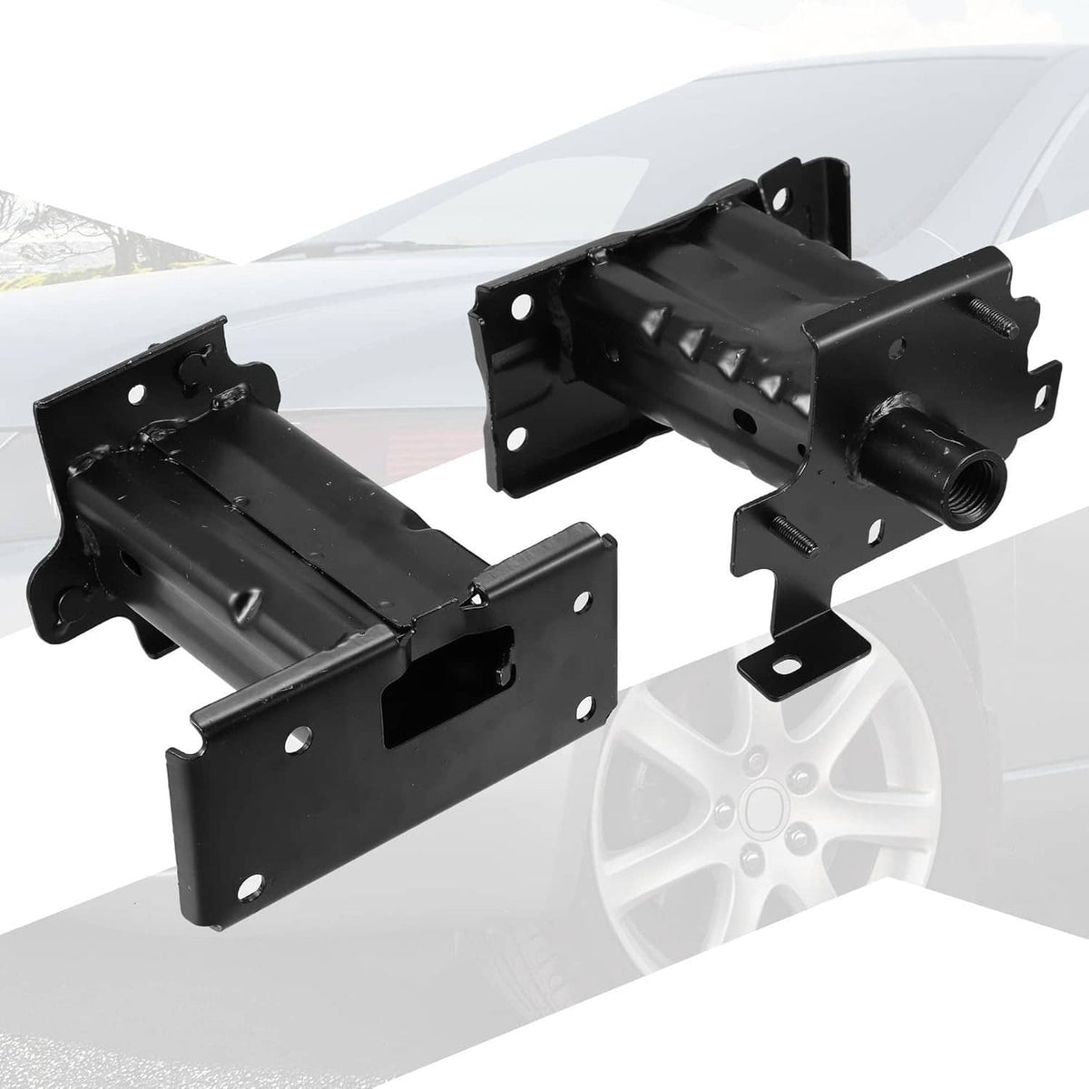 Solidspare Front Bumper Cover Reinforcement Brackets Left&Right For Nissan Rogue 2014-2020