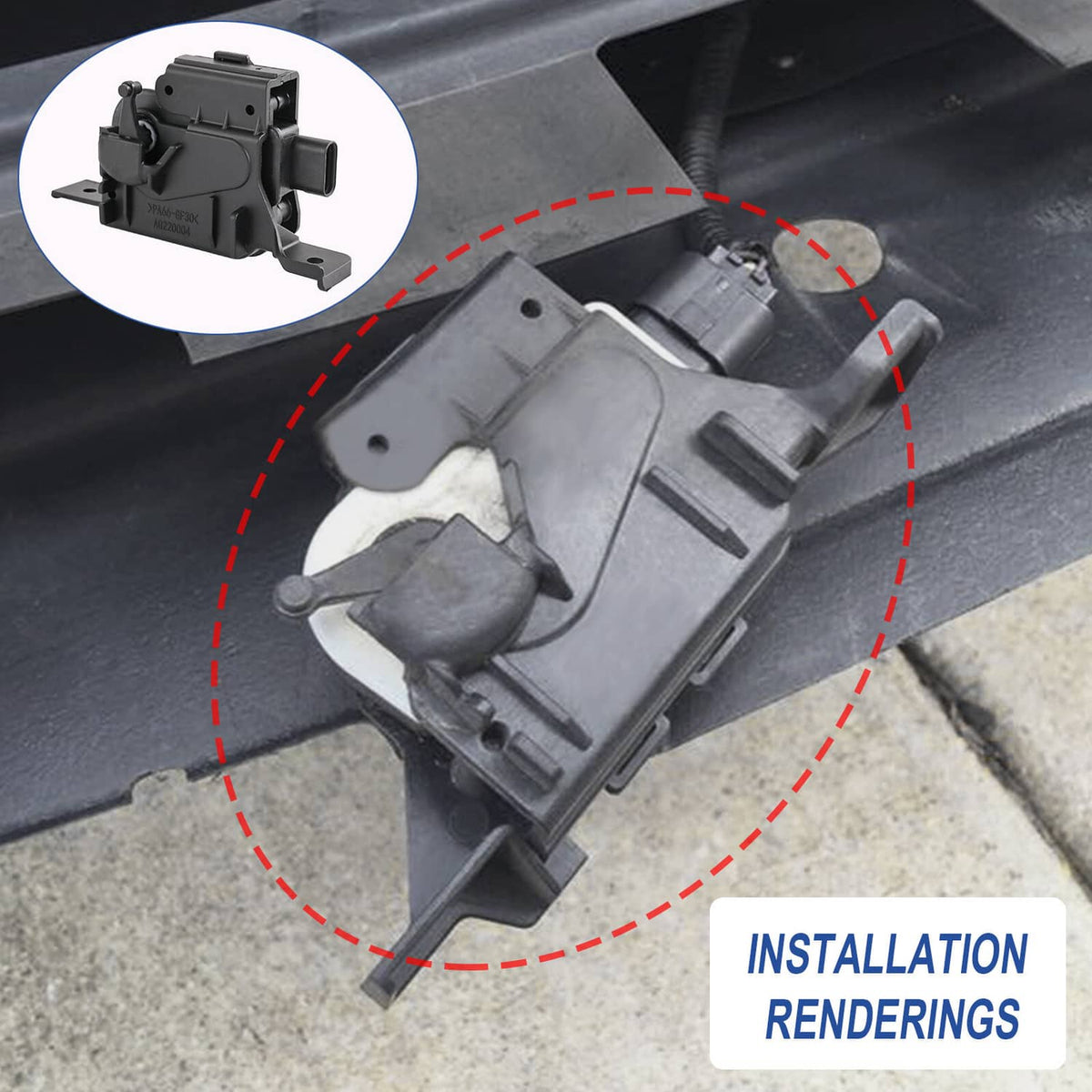 Solidspare New Active Grille Shutter Actuator Motor For 13-18 Dodge Ram 1500 19-21 Classic