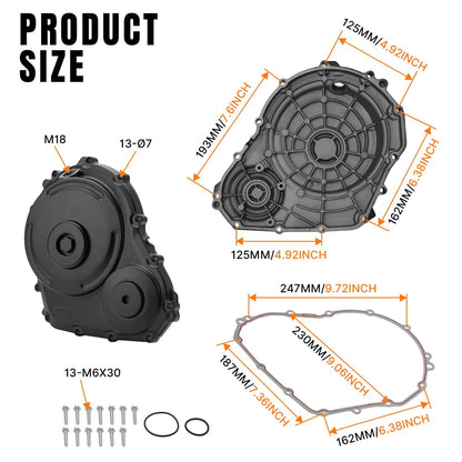 Solidspare Right Engine Stator Cover Crankcase Fit For Suzuki GSXR600 GSX-R 750 2006-2024