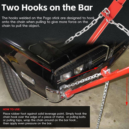 Solid Spare 77175 Pulling Stick Tool For Car Repair Auto Body Puller Alignment Bar, 52" Long