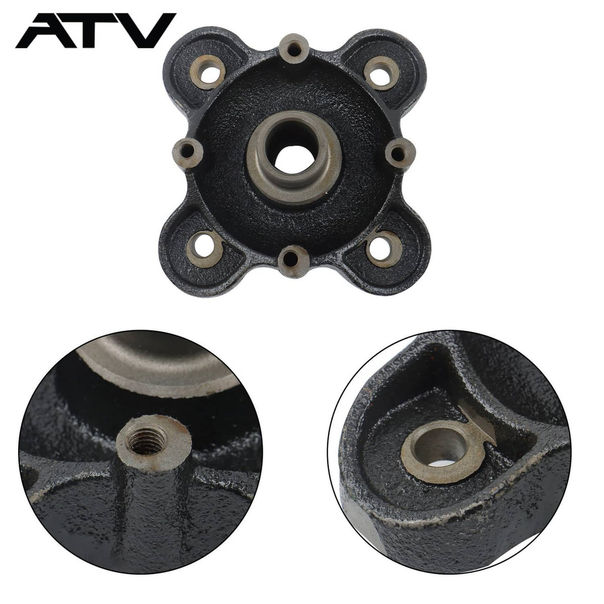 Solidspare Rear Wheel Hub & Bearing Kit For Polaris Ranger XP 900/Crew XP 900 2013-2019 2X