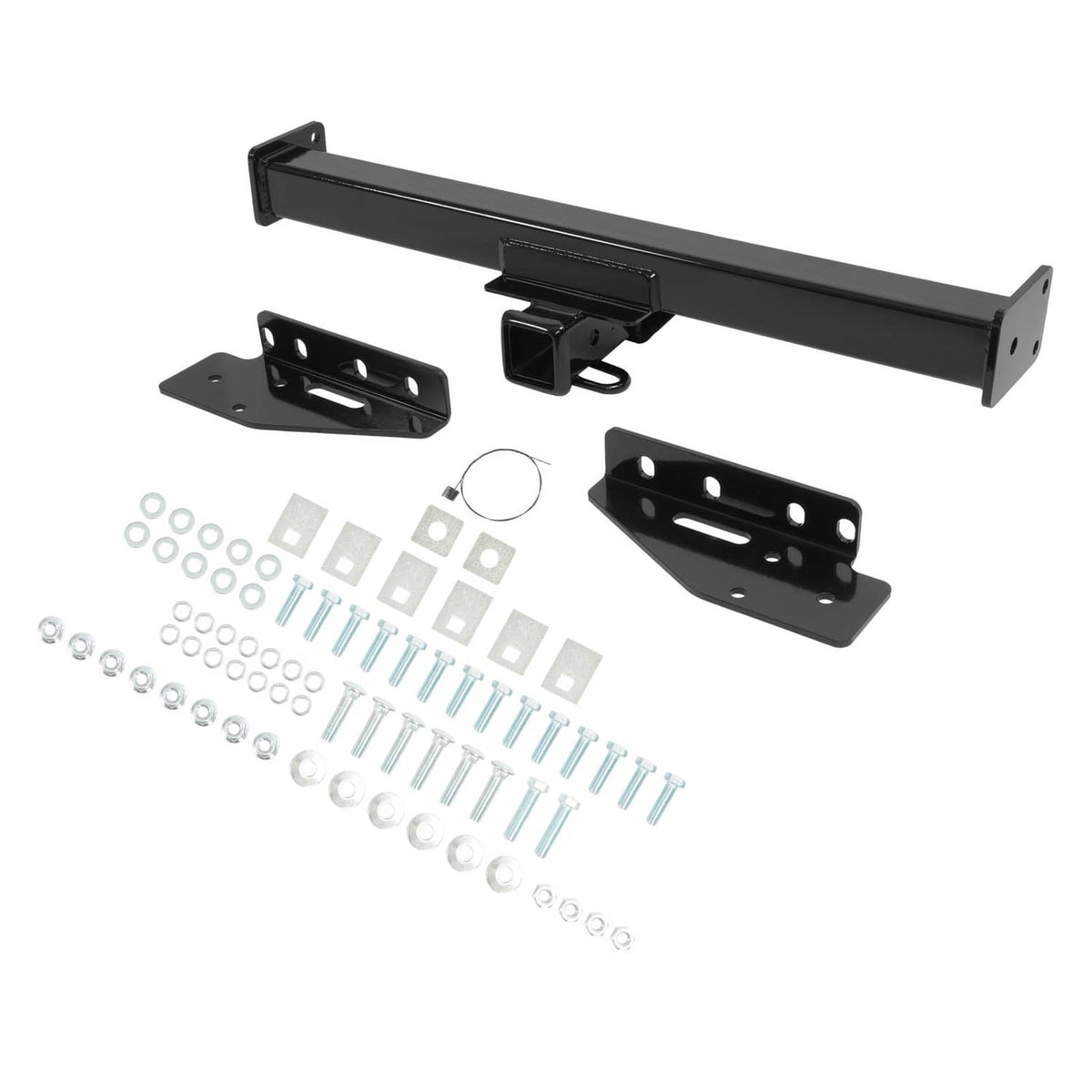 Solid Spare For Jeep Cherokee 1984-2001 Trailer Hitch Receiver Rear Bumper Towing Class 3