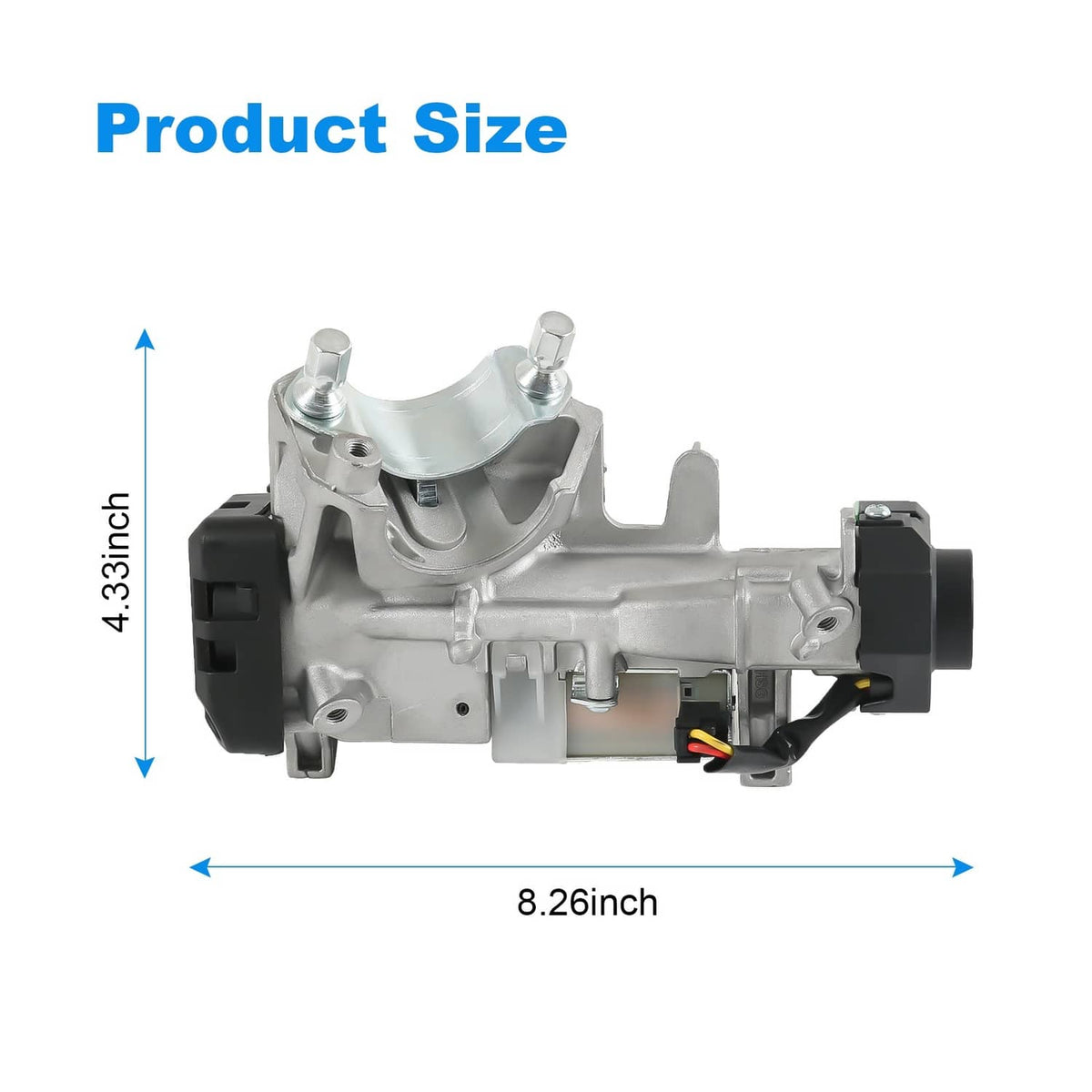 Solidspare 35100-SDA-A71 Ignition Switch Lock Cylinder Auto Trans w/2 Keys for Honda Accord