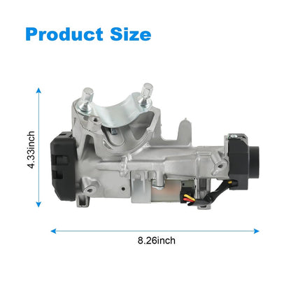 Solidspare 35100-SDA-A71 Ignition Switch Lock Cylinder Auto Trans w/2 Keys for Honda Accord