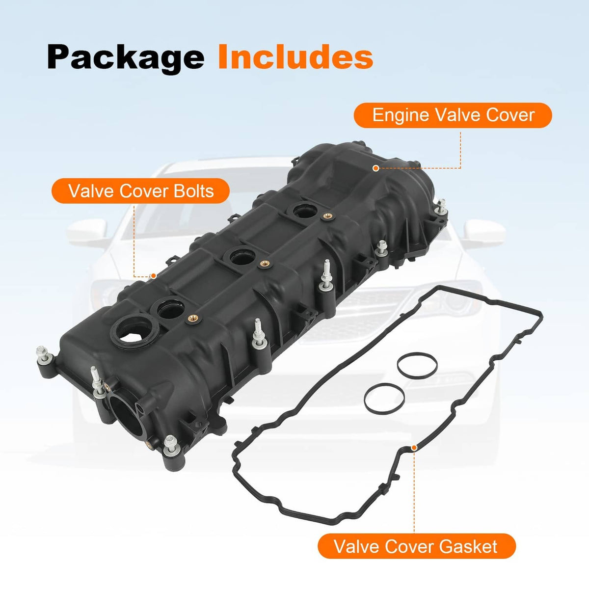 Solidspare Engine Valve Cover Assembly Passenger Side RH fit for Dodge Chrysler Jeep 3.6L