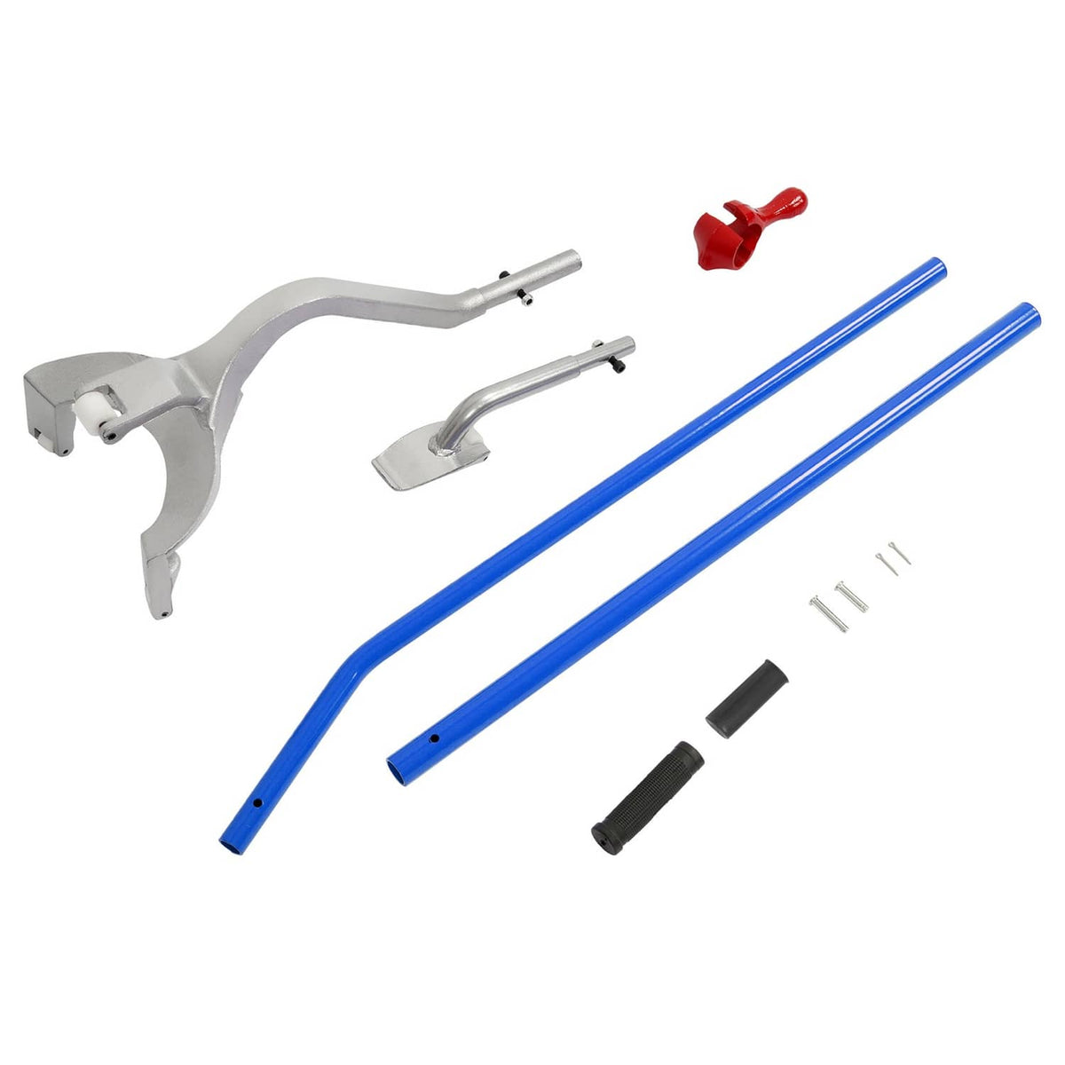 Solid Spare 17.5" TO 24.5" TUBELESS TRUCK TIRE CHANGER MOUNT DEMOUNT TOOL W/BEAD KEEPER BLUE