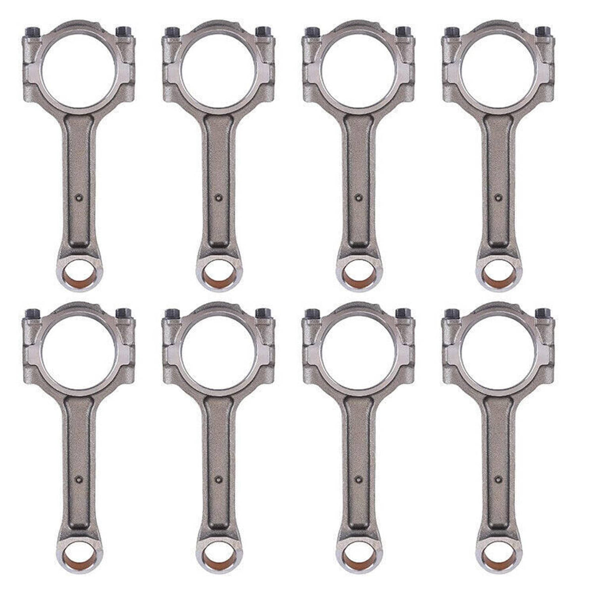 Solidspare 8Pcs Floating Pin Connecting Rod 12577583 For GM 5.3L 6.0L 6.2L LS2 LS3 Gen IV