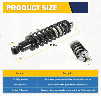 Solidspare AM137958 Rear Shock Absorbers for John Deere Gator HPX 615E 815E XUV620I 850D