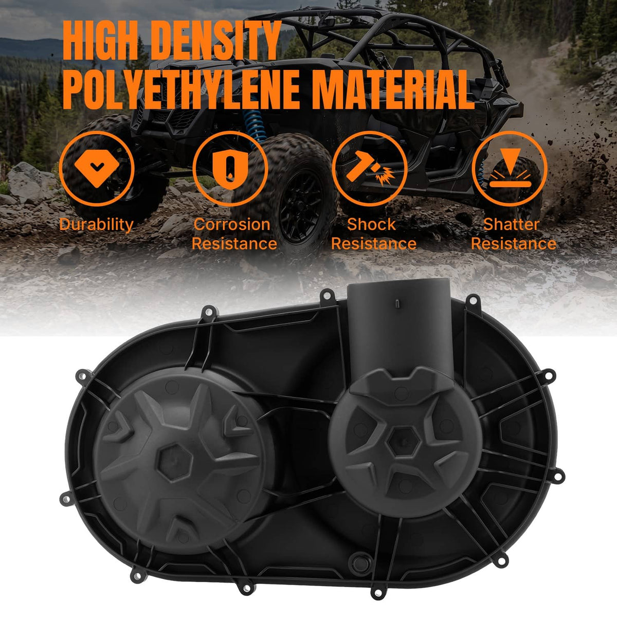 Solidspare 420212508 Outer Clutch Cover For Can-Am Maverick X3 RR & X3 Max RR 2020-2024