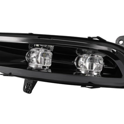 Solid Spare Left Driver Side LED Fog Light Bumper Lamp Clear Lens For Chrysler 300 2015-2024