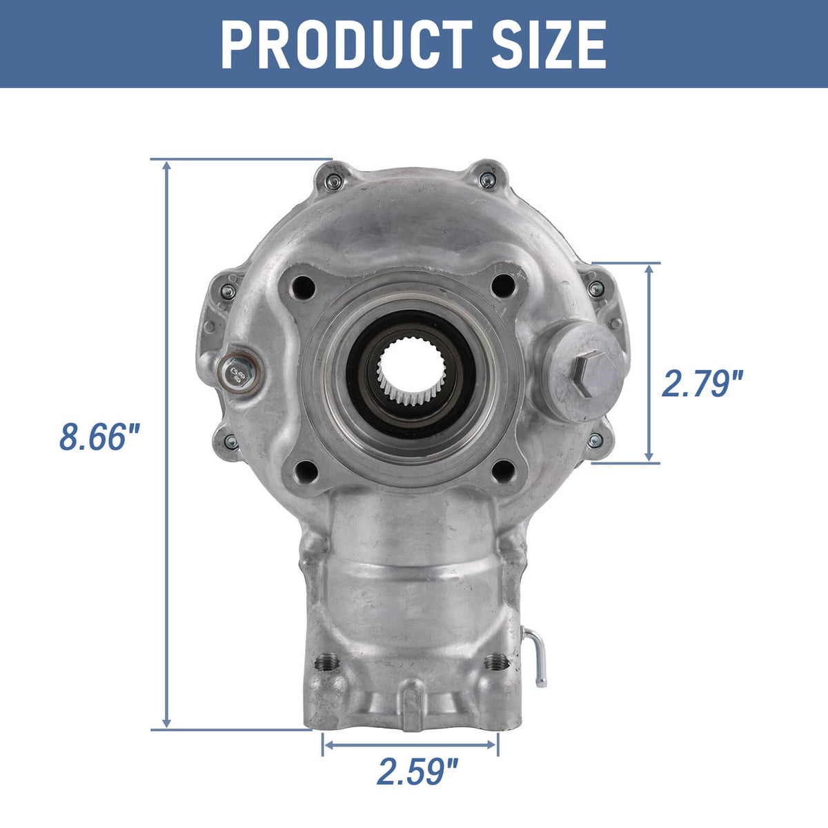 Solidspare Rear Final Gear Differential Fit Honda Rancher 2000-2006 TRX350 2005-2007 TRX400