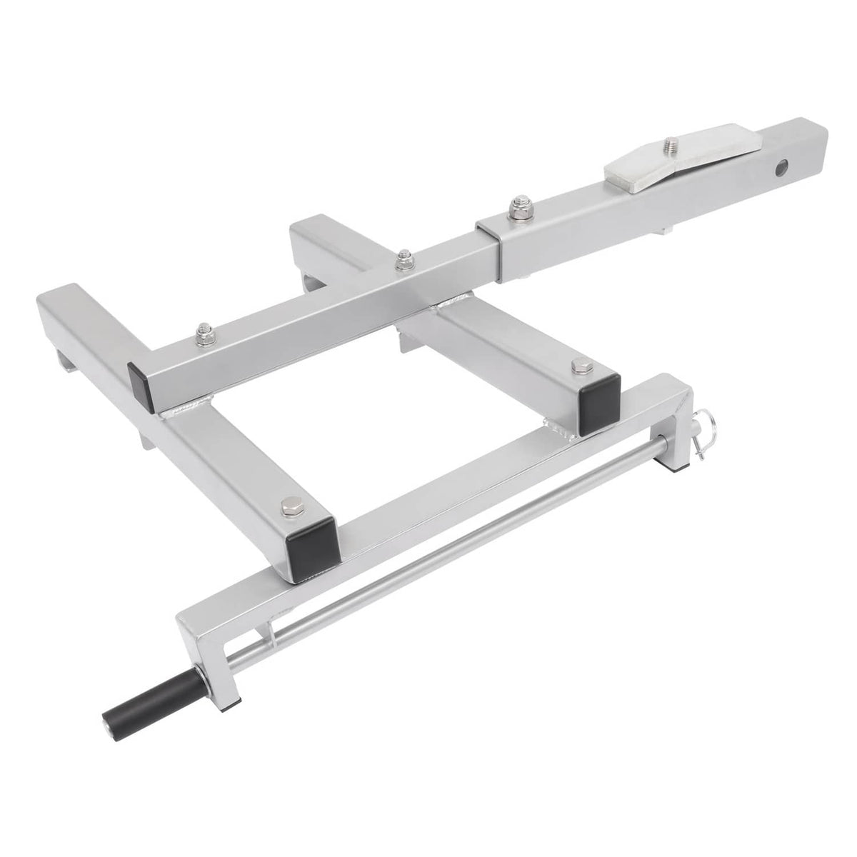 Solid Spare 2" Receiver Aluminum Fishing Cart Caddy Hitch Mount Bracket For Outdoor Hauling