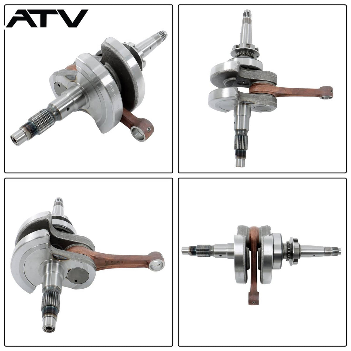 Solidspare Crankshaft Crank Shaft Rod 13200-007-0000 For Hisun 700 ATV UTV Massimo Bennche