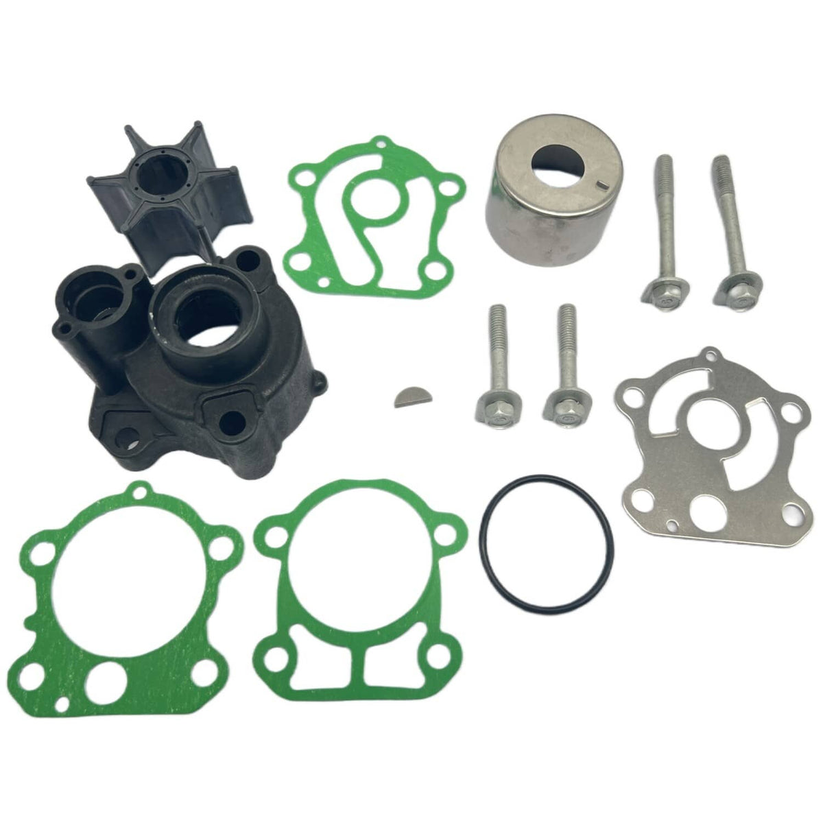Solid Spare Water Pump Impeller Kit w/Housing for Yamaha 75/80/90/100HP 67F-W0078-00 18-3409
