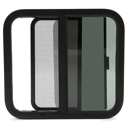 Solidspare Tinted Glass For Camper Trailer Horizontal Sliding Window RV Window 24" x 22"
