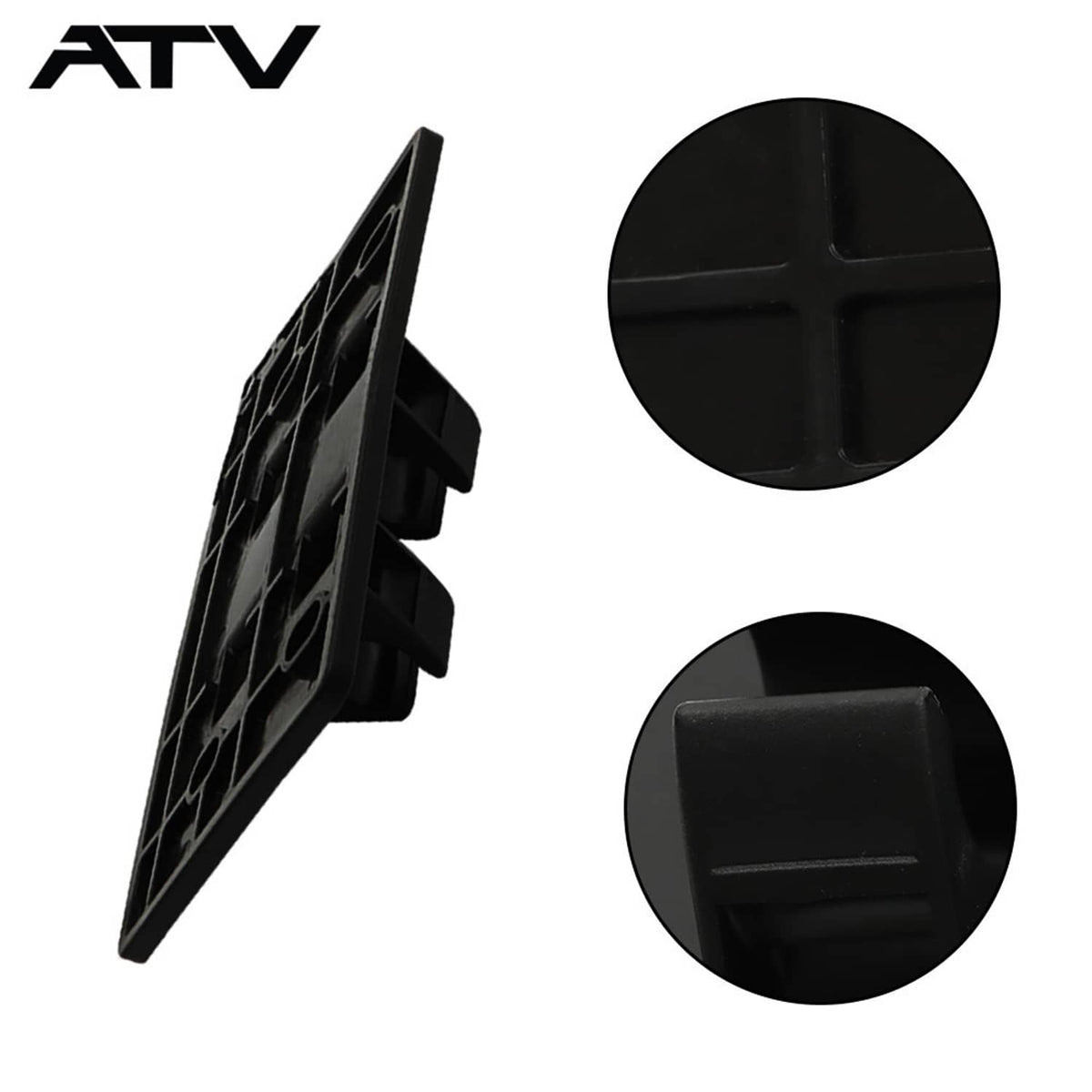 Solidspare Windshield Handle Base For Polaris Glass Tip-Out Full Windshield 5454227