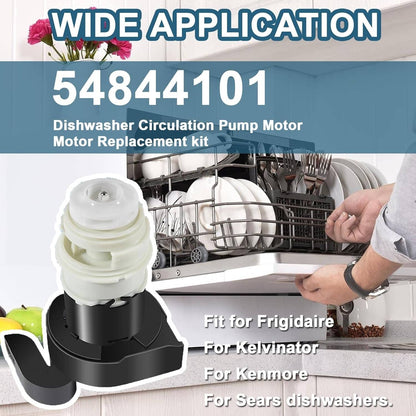 Solid Spare Replace for 154844101 Frigidaire Dishwasher Circulation Pump Motor Kit 154719201