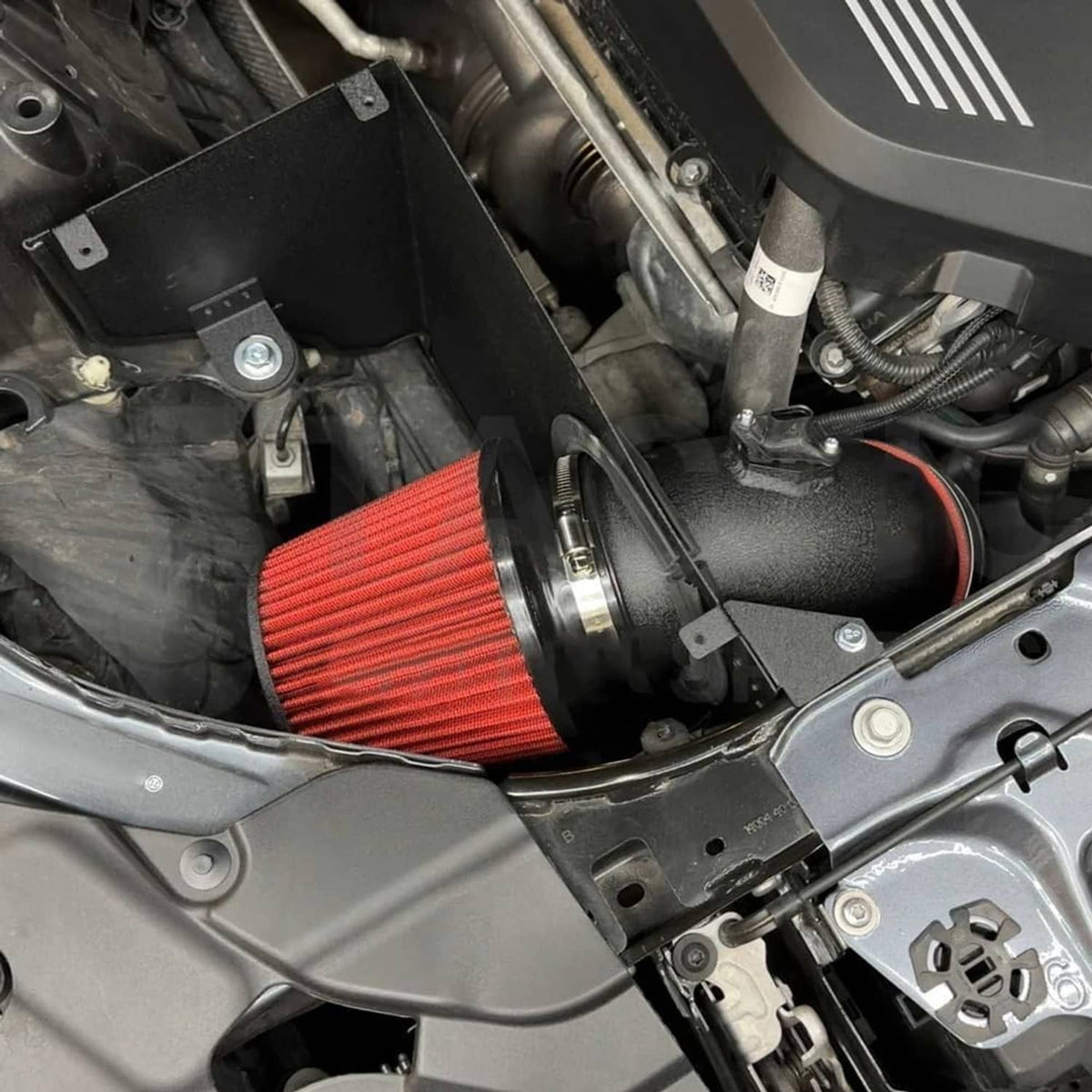 Solidspare 4" Cold Air Intake System Kit + Red Filter For BMW 2019+ M340i G20 G21 B58 3.0L