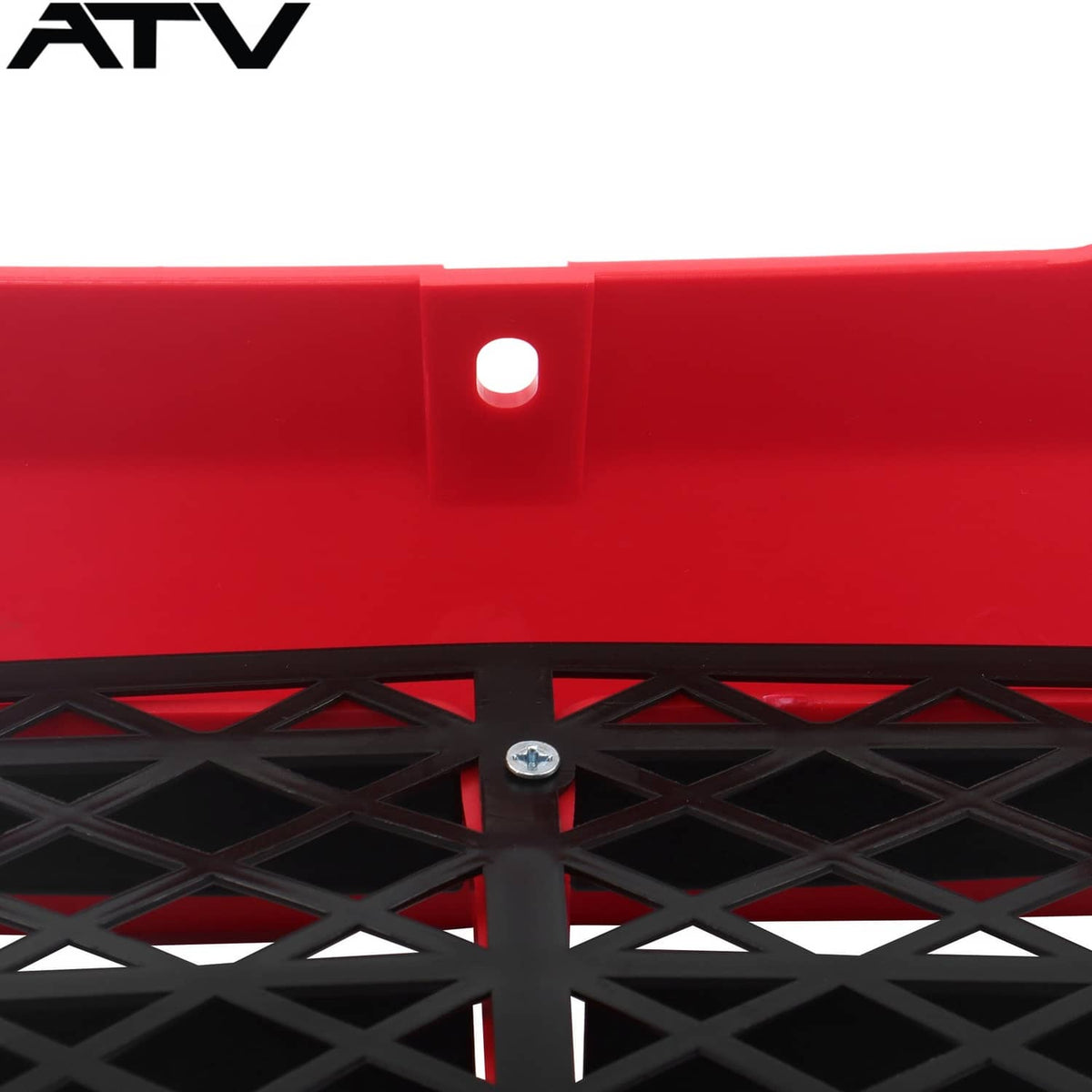 Solidspare Tank Side Outer Plastic Covers Integrated Red Grill For Yamaha Banshee 350 1991