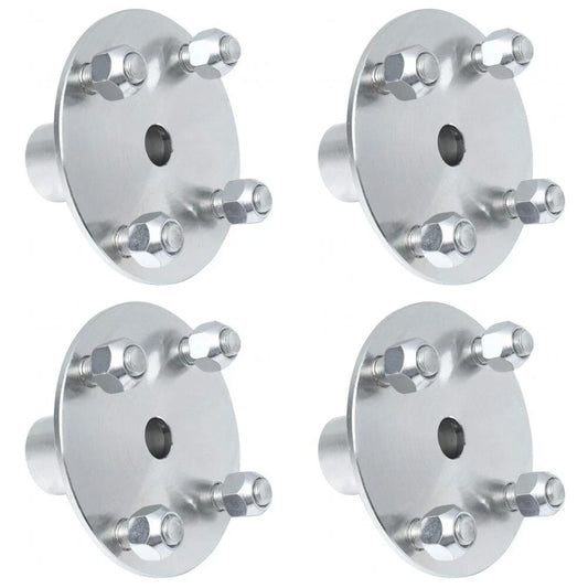 Solid Spare (4) 1" to 3/4" Step-Down Axle Hub 4" x 4" for 1005 Rims 8"x7", 18" x 9.50-8 Kart