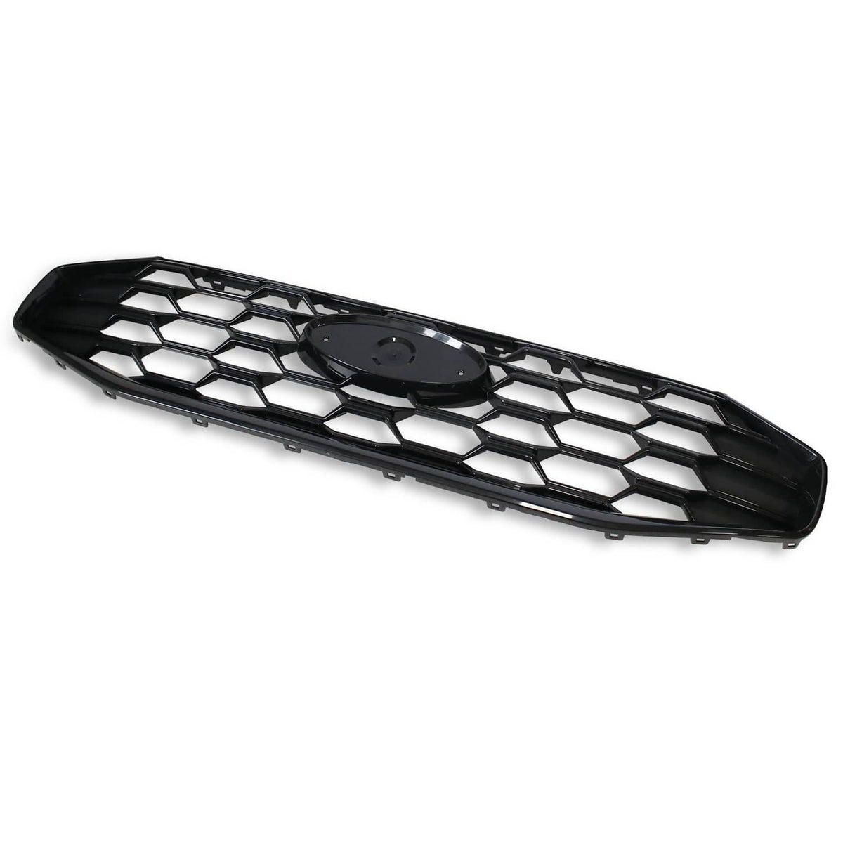Solidspare For 2023-2025 Ford Escape ST-Line Front Black Grille W/O Radar Holes PJ6Z8200E
