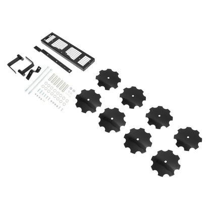 Solidspare Rear Disc Harrow 11" Steel Tow For Universal Tractor Sleeve Hitch Attachment