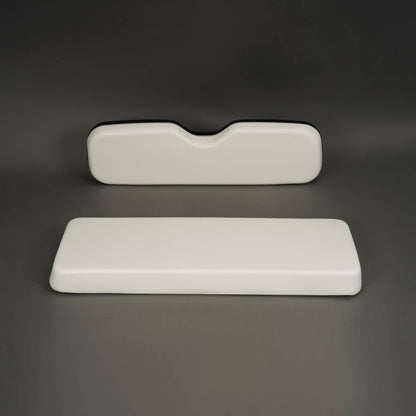 Solidspare White Seat Bottom Backrest Cushion Golf Cart For EZGO RXV,TXT,ST,ST Sport,Valor
