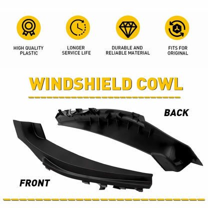For 2013-2019 Nissan Sentra Front Windshield Wiper Side Cowl Extension Cover 2PC