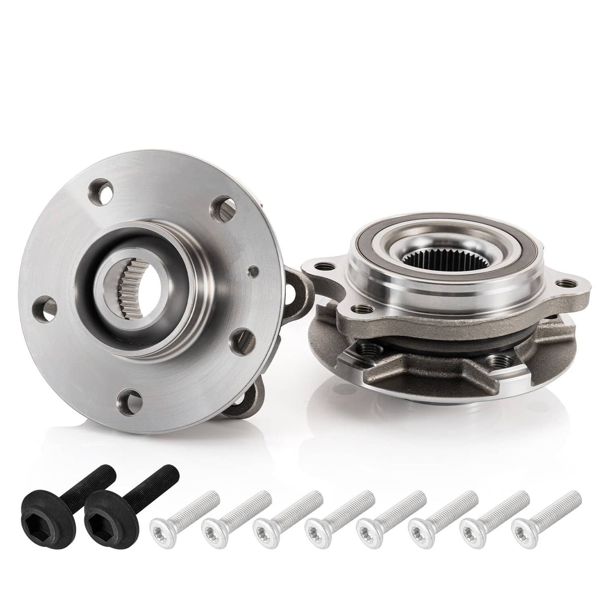 Solidspare 2 Front or Rear Wheel Hub Bearings Assembly for Audi A4 A5 A6 A7 A8 Q5 S4 513301