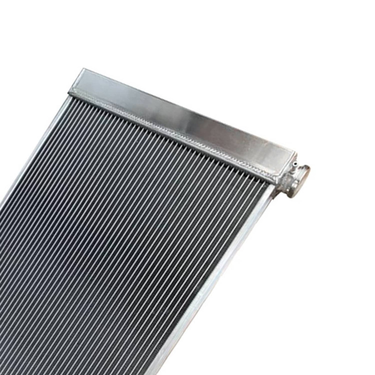 Solidspare 28"x19"x3" Universal All Aluminum Racing Radiator 2 Row Double Pass For Chevy GM