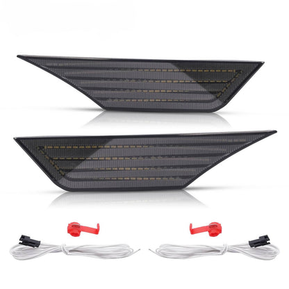 Solid Spare For Honda Civic 16-21 Sequential Dynamic Turn Signal LED Marker Light Assembly