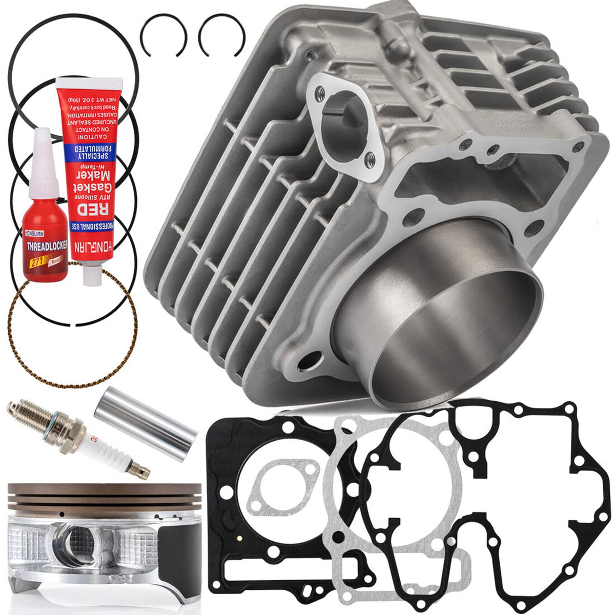 Solidspare For Honda TRX400EX Big Bore Cylinder Piston Gasket Kit 1999-2008 89mm 440cc