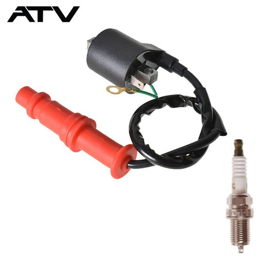 Solidspare New Ignition Coil & Spark Plug For Polaris Sportsman 500 1996-2002 3085228