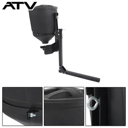 Solidspare Broadcast Spreader For Salt, Grass Seed, Fertilizer, Deer Feeder Seed UTV UTVS16