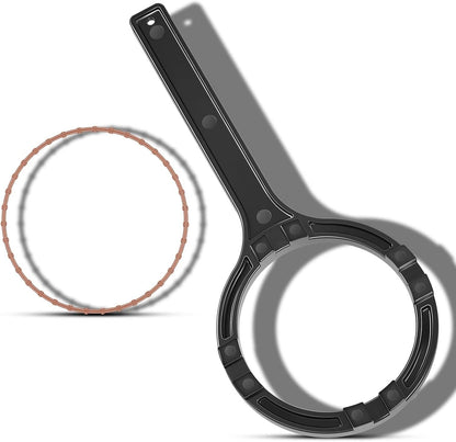 Solid Spare 492 Fuel Tank Lock Ring Tool & 61402-08 Fuel Tank Seal For Harley-Davidson