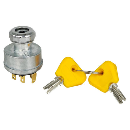Solid Spare Ignition Switch w/2 Keys Fit for Hyster 0379902
