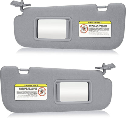 Solidspare 1 Pair LH/RH Driver & Passenger Side Sun Visor Set For 2012-15 Hyundai Veloster