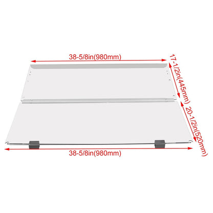 Solidspare For Yamaha G29 DRIVE 2007-2016 Clear Windshield Folding Golf Cart Windscreen