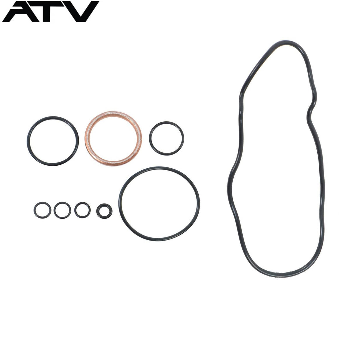 Solidspare For Honda TRX 350 Complete Gasket Kit Overhaul Pad+oil Seal+Bearing 808867 00-06