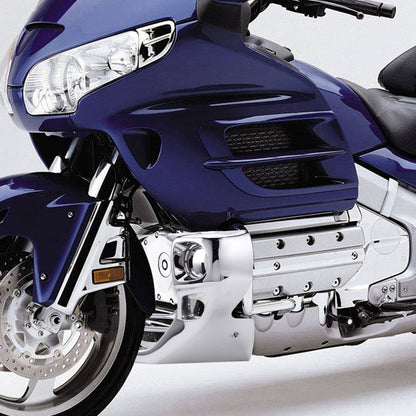 Solidspare ABS Front Lower Engine Cowl Cover Chrome Fit For Honda Goldwing GL1800 2001-2011